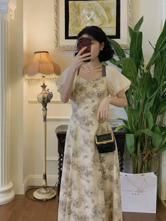 [Kiki studio] fashionable mid length dress 6021\hjy