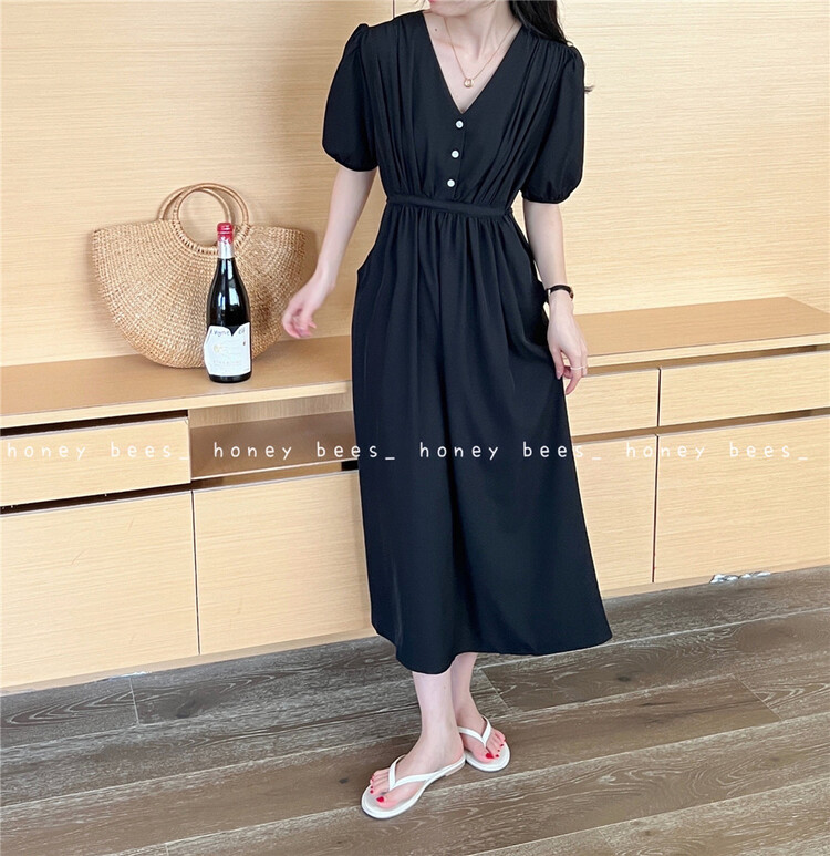 [honeybees] fashion fresh floral dress ys1-8890\l
