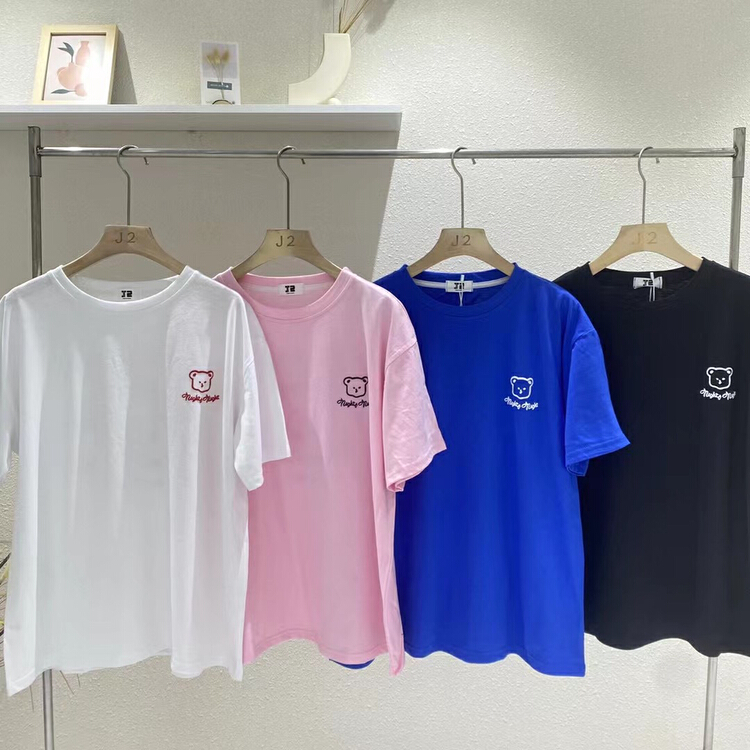 In early summer! [j.2] ins versatile loose print short sleeve T-shirt 2203\lsw