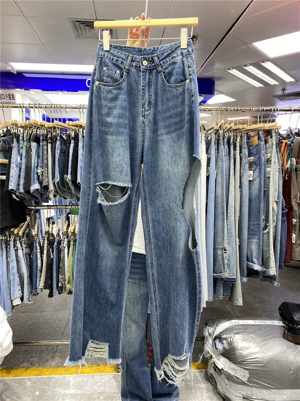 [TIMI] distressed baggy Vintage Jeans ys1-2038\lsw