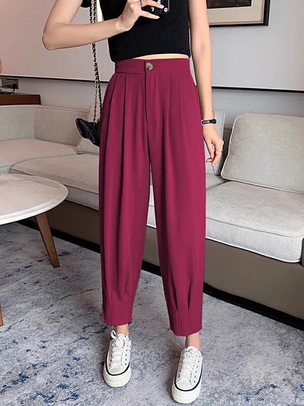 [Kiki studio] vertical Harun versatile pants 5945\hjy