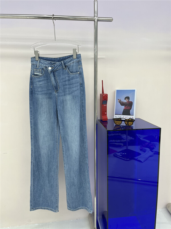 Cxdhh/ new year in early spring! [Boran Boran] Korean version simple wide leg jeans ys1-xb3-22n1090k\hll