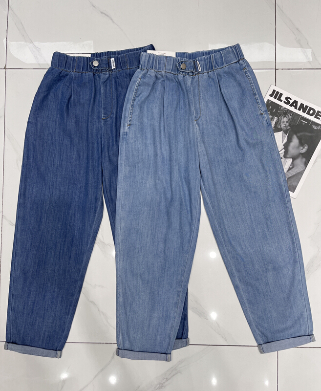 [en Xi'er] thin material universal elastic waist elastic Harlan jeans eb2553 \l