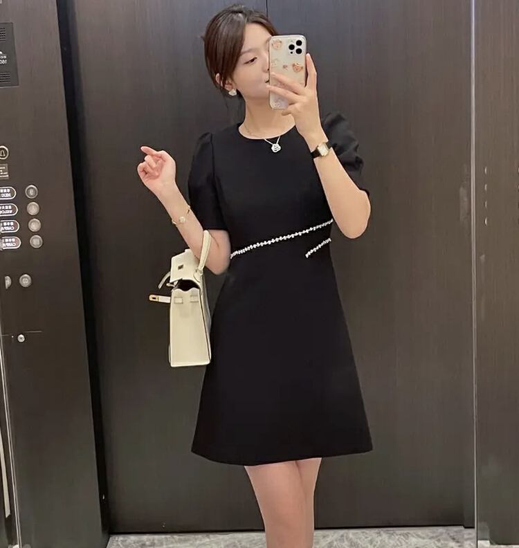 [Kiki studio] elegant and slim Nail Drill lady dress 6110\hjy