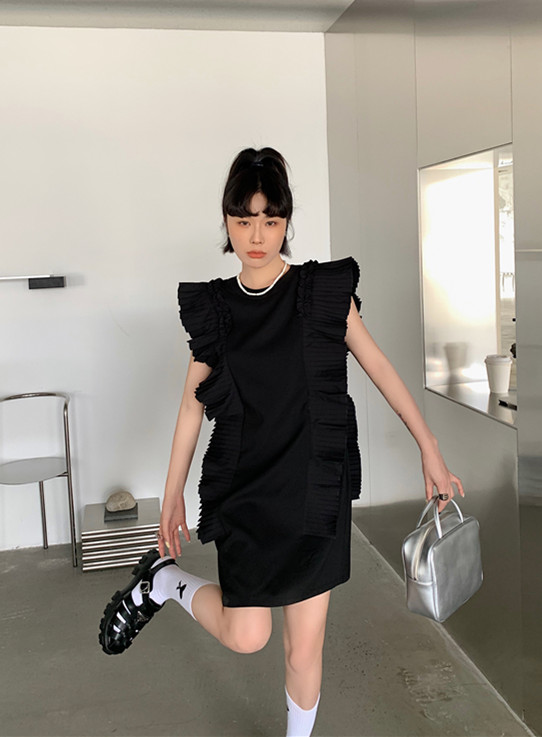 [Penny vogue] Korean slim dress 66010\lsl