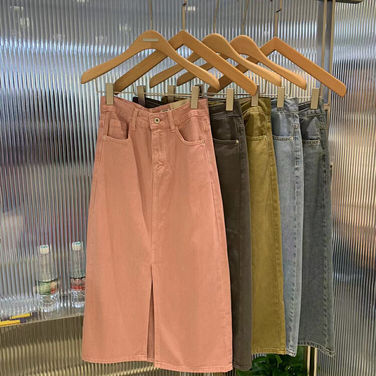 [by flow] fashionable mid length versatile skirt w871\xyy