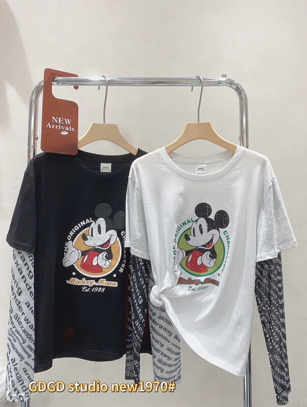 [gdgd] Mickey screen short sleeve T-shirt 1970\wtt