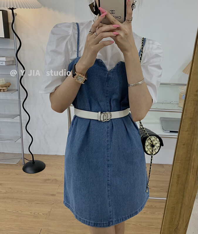 Original price 77.83! [y.jia EJA] small square collar loose fitting suit ys1-1817\pcz