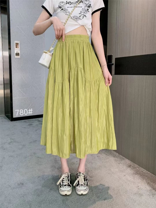 [Shangpin Wanqian] Korean Ladies' elastic waist skirt ys2-780\hjy
