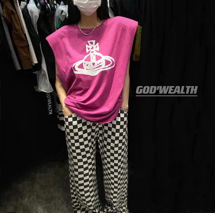 [buyer Yan Xuan - God of wealth] round neck printed versatile short sleeve T-shirt 1660\cl