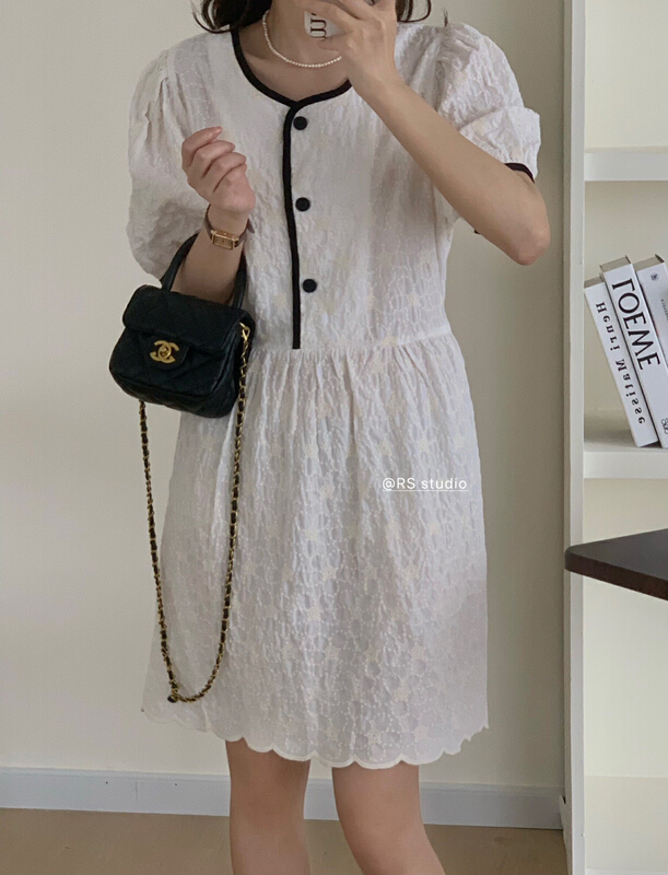 [RS] heavy industry embroidery lace dress rs2081\xyy