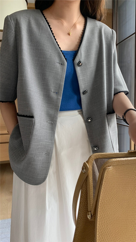 New in early summer! [feeding] Korean fashion, generous and versatile short coat ys1-8872\cqw