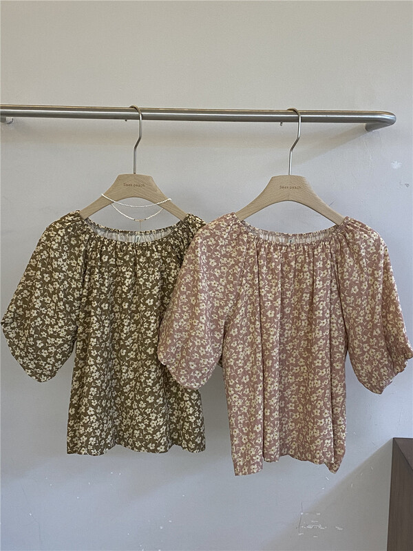 [seek peach] floral fashion blouse (only selling blouses) 5393\ll