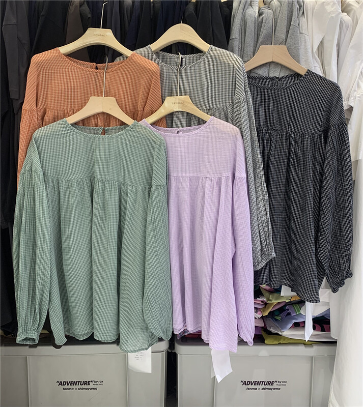 [sanbara] fashionable and simple commuter leisure sunscreen shirt 9612\lsw