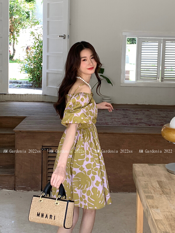 [am Gardenia] flower fashion dress 3615\pcz