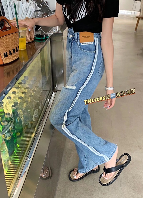 [T.H] straight cut fashion jeans 17085\lsw