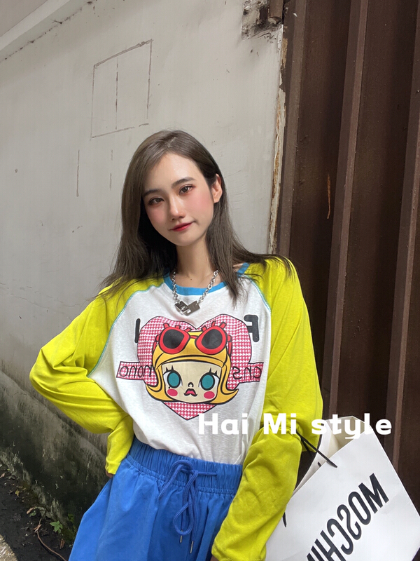 [Haimi] Korean bubble mat hand printed sunscreen shirt 1933\wtt