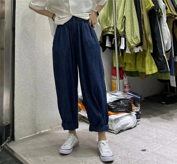 [starting point] elastic waist comfortable loose casual pants 3185\l