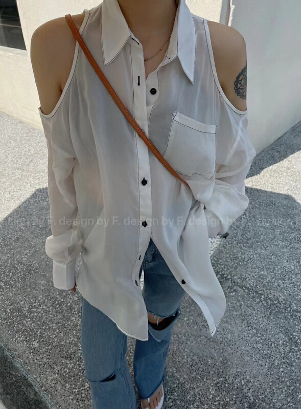 [Lala] loose, simple and versatile sunscreen shirt 3087\wtt