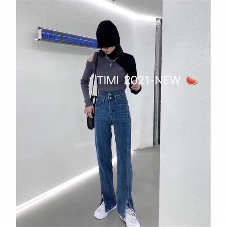 New year in early spring! [TIMI] retro western style versatile skinny jeans ys2-3656\lsw