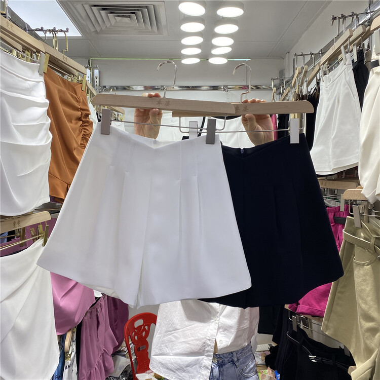 [Zhuozi] temperament breathable high waist versatile casual shorts 9010\hjy