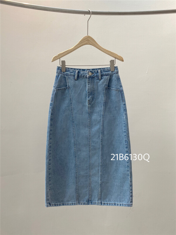 [Boran Boran] Korean casual slim denim skirt 6130\lsw