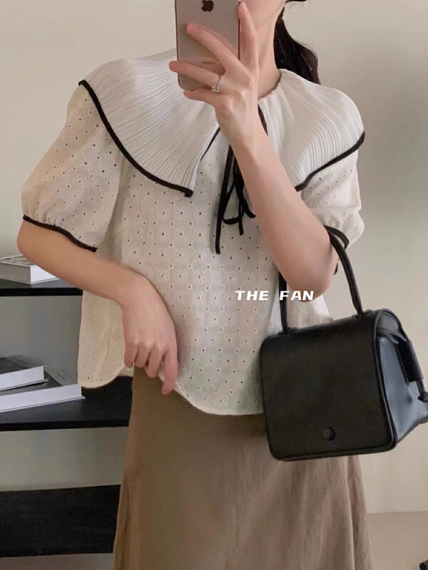 [the fan] baby collar design shirt 509602\pcz