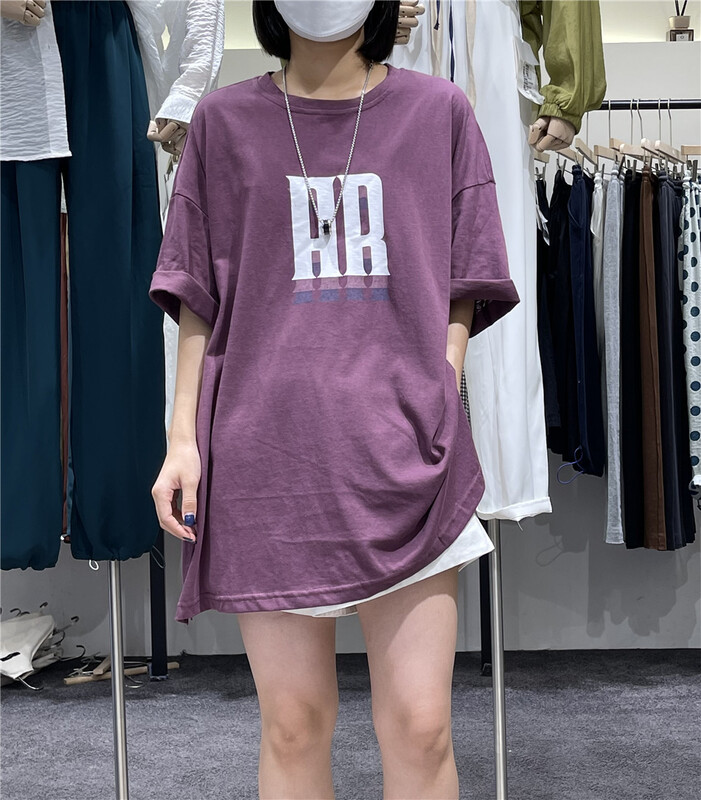 [original by hnhl] comfortable loose fit Unisex Casual Short Sleeve T-shirt 636\l