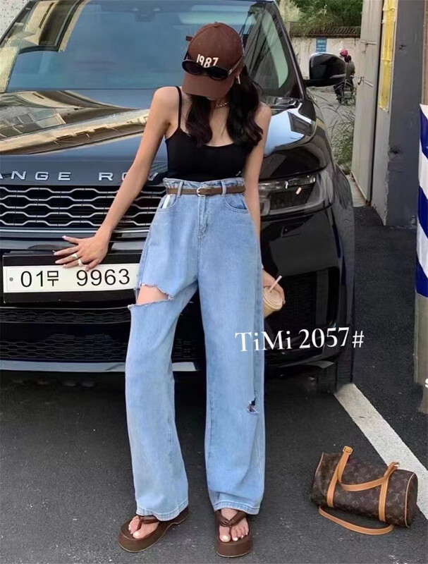 [TIMI] baggy Vintage Jeans with holes 2057\lsw