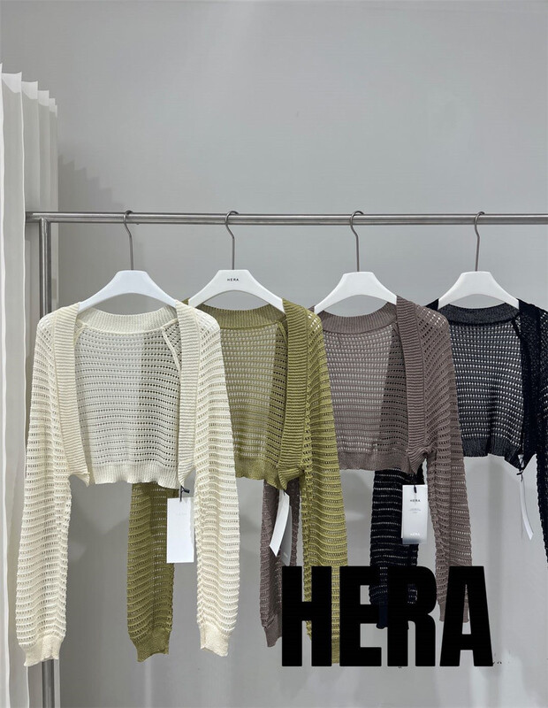 [Hera] big brand simple and comfortable knitted cardigan m2060\l