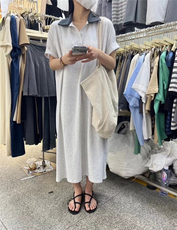 [only one] loose casual simple versatile dress 8272\xyy