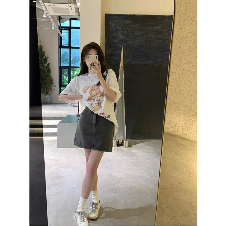 [jiajiatmmt Muli] slim fashion versatile skirt j8653\l