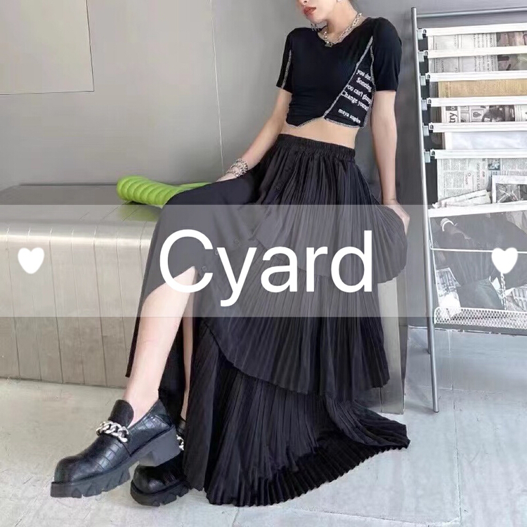 [cyard] Korean pleated slim skirt 90050\l
