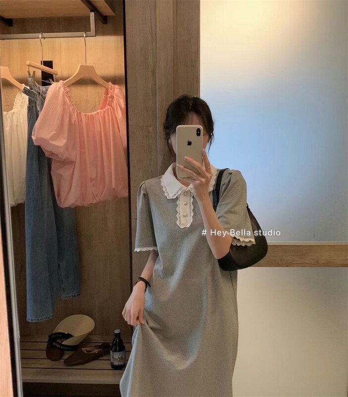 [hey Bella] color blocking lady dress ys1-1590\ll