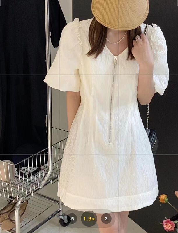 [Zoe Zoe] Korean style process design zipper dress m30\zjy