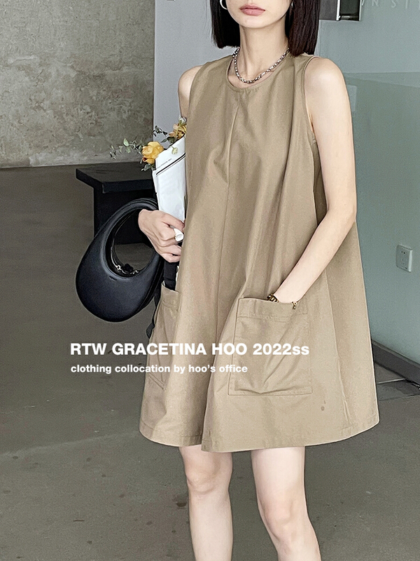 [gracetina Hoo] Gog heavy combed cotton overalls (lazy loose wide legs) lt022\zxl