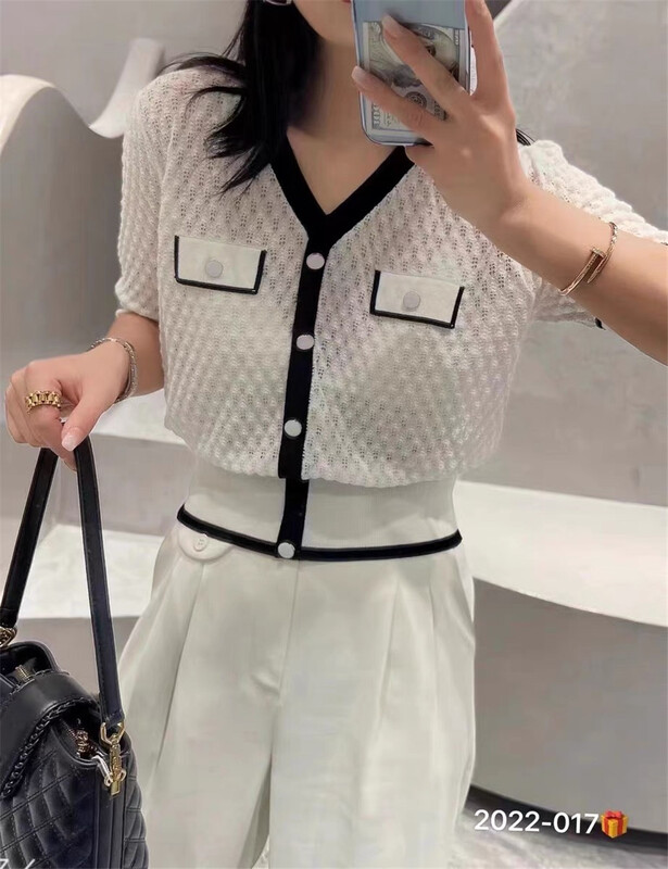 [tinamini] Korean style V-neck knitted cardigan 7479\hjy