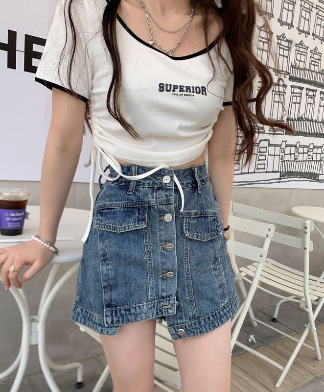 [Miss Korea] Korean versatile skirt pants 6819\hbx