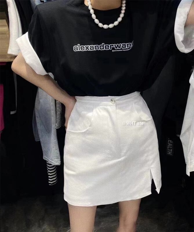 In early summer! [wht] simple A-line versatile skirt ys1-3080\wtt