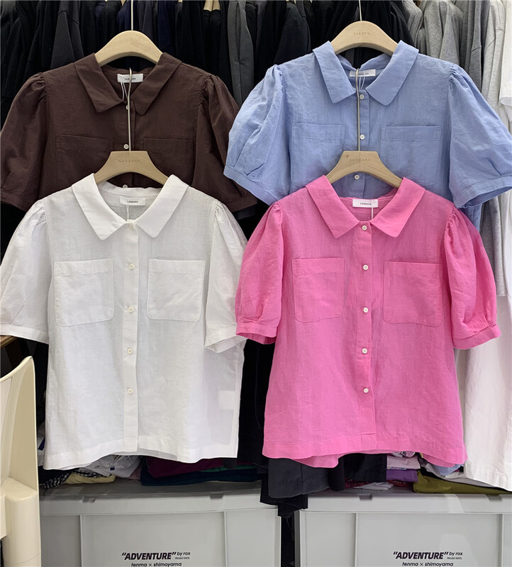 [sanbara] pocket fashion Vintage shirt 9608\lsw