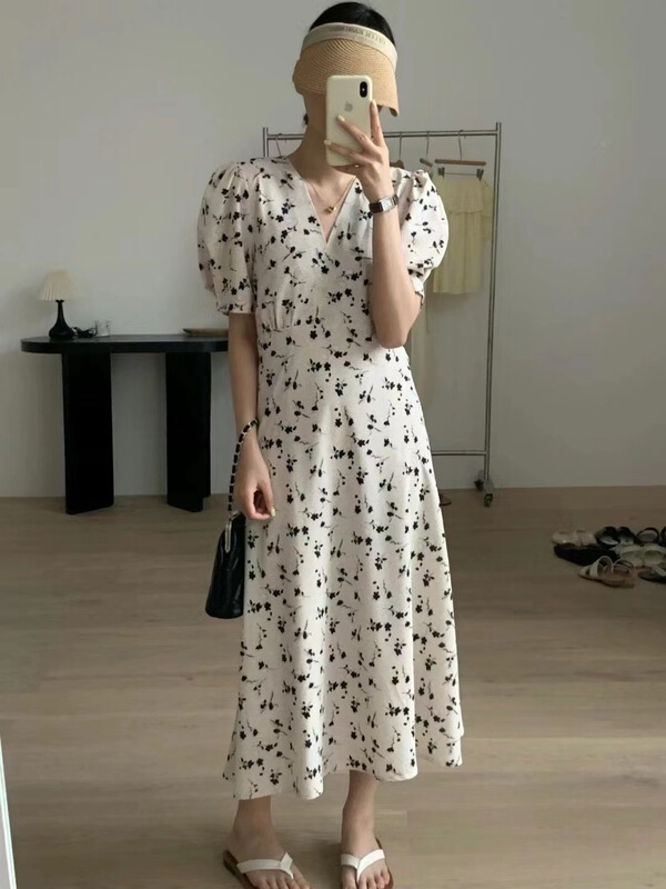[larti] lady floral dress 8564\ll