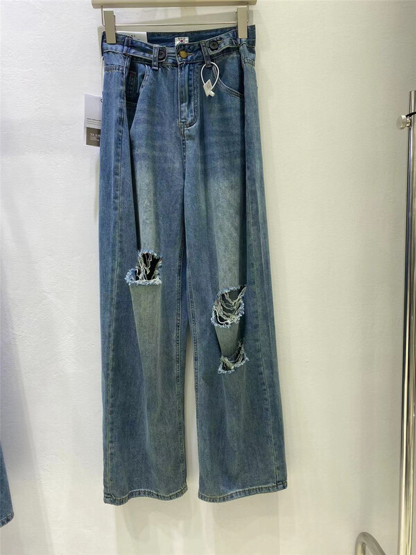 [yuan color] straight jeans 525\lsw with snap hole at waist