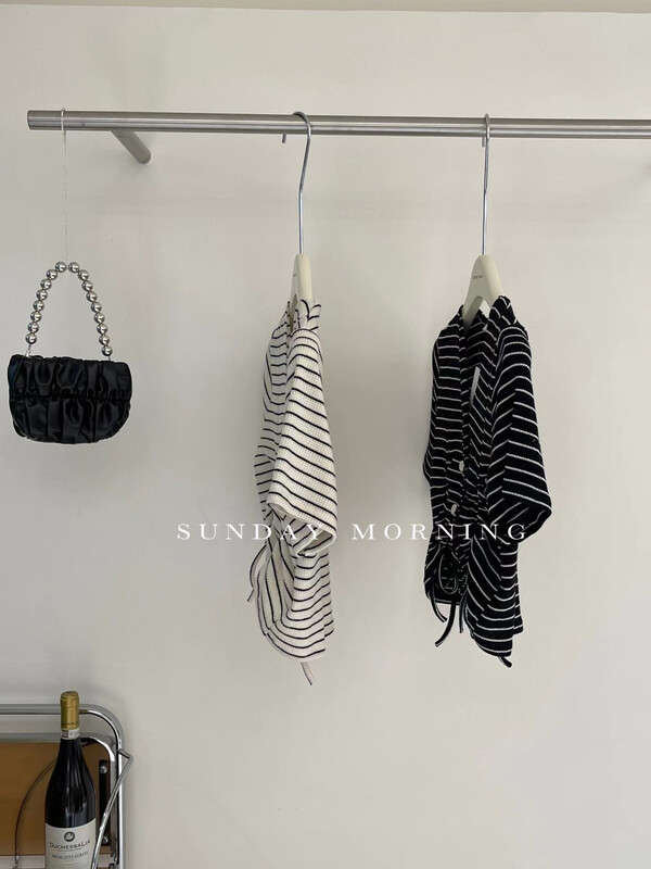 [Sunday morning] Korean stripe fashion shirt ys1-6730\zjy