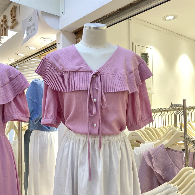 [sunny] Korean version baby collar shirt 1936-1\hjy