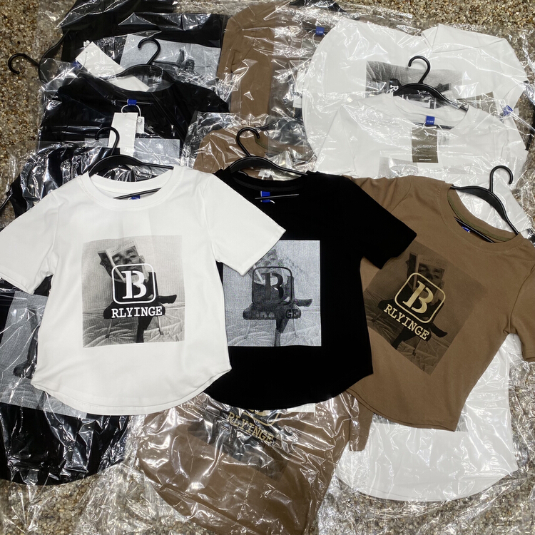 [ycnana] Korean casual printed short sleeve T-shirt 98133\lsw