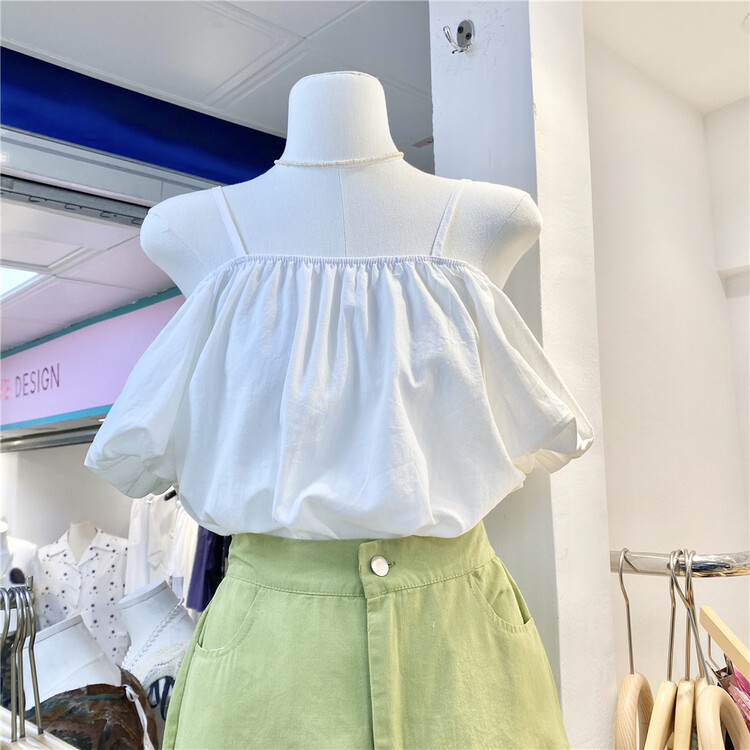 [spinach family spinach] Korean classic versatile shirt 1840\hbx