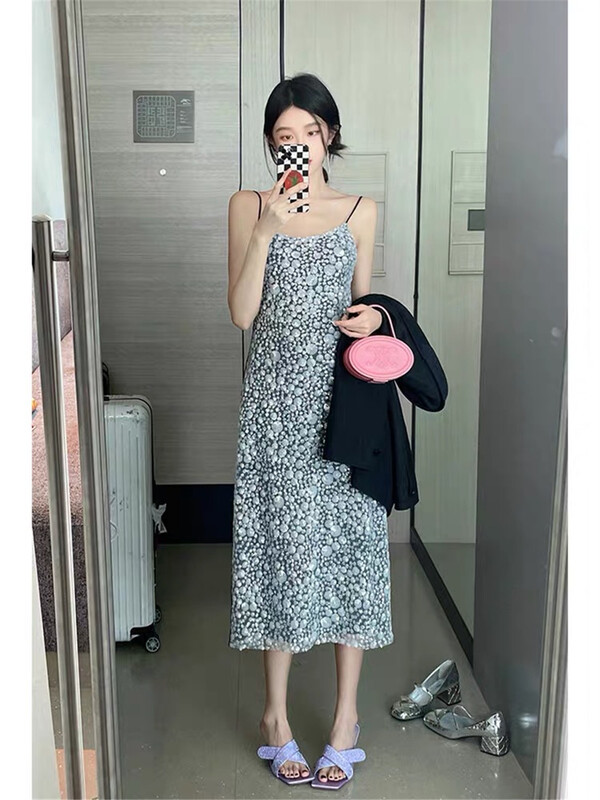 [semi vegetarian] Spice Girl suspender Sequin design dress u561\zjy