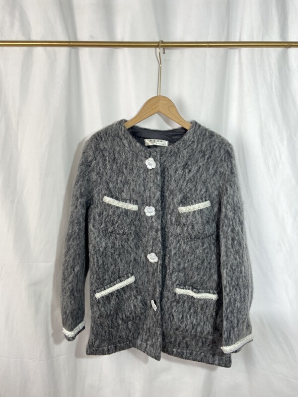[Yi show shop] small fragrance gentle aging short coat 1615\cl