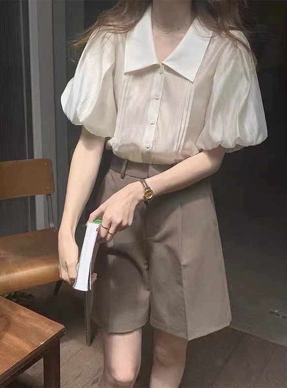 [purple potato home] simple, fresh and comfortable shirt 17331\hbx