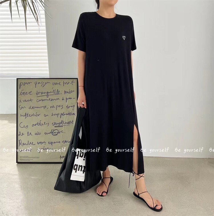 [be your self] ladies' loose simple dress (only skirts) q66195\hyy